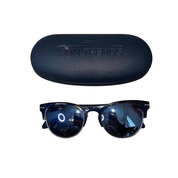 Sun Trends sun glasses with case Tortoise brown rimed great condition used - Picture 2 of 8